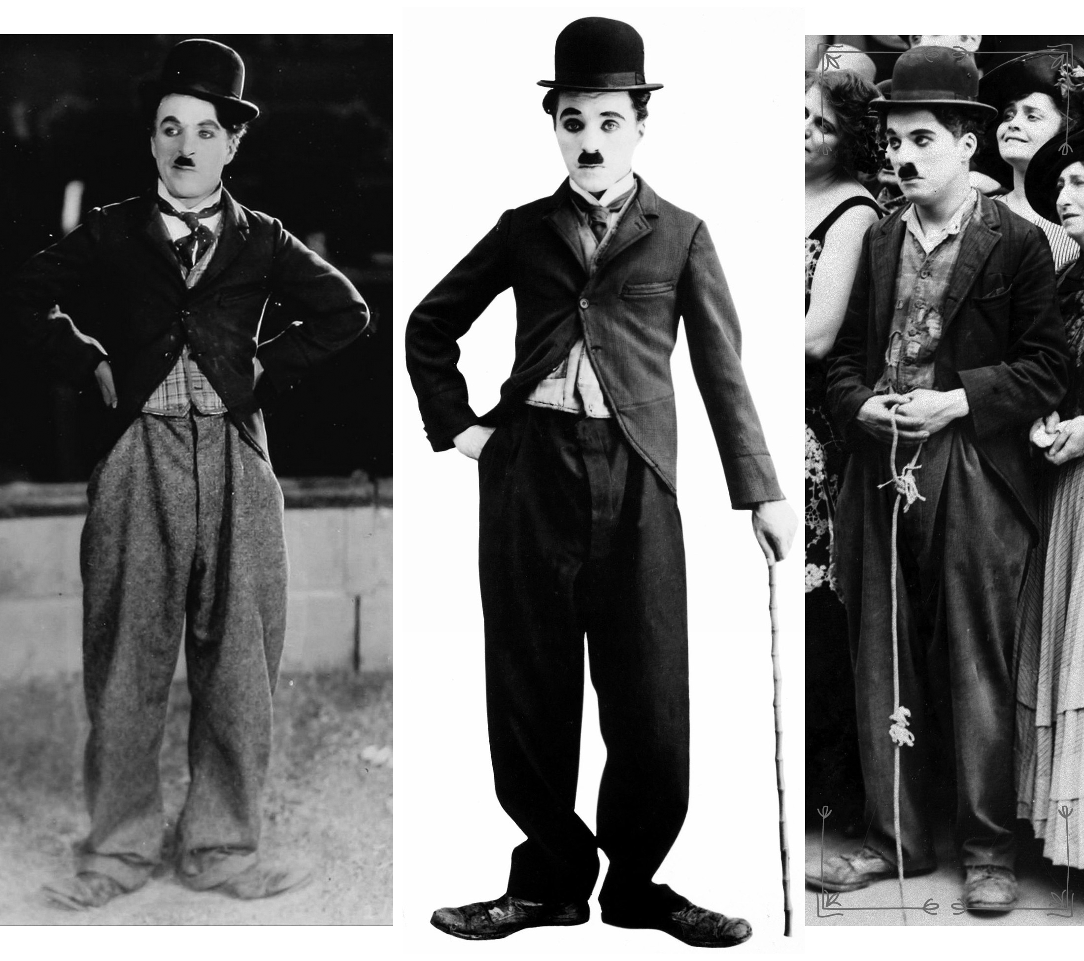 Kaku Fancy Dresses Comic Character Charlie Chaplin Costume -Black & White  for Boys Dress ups &
