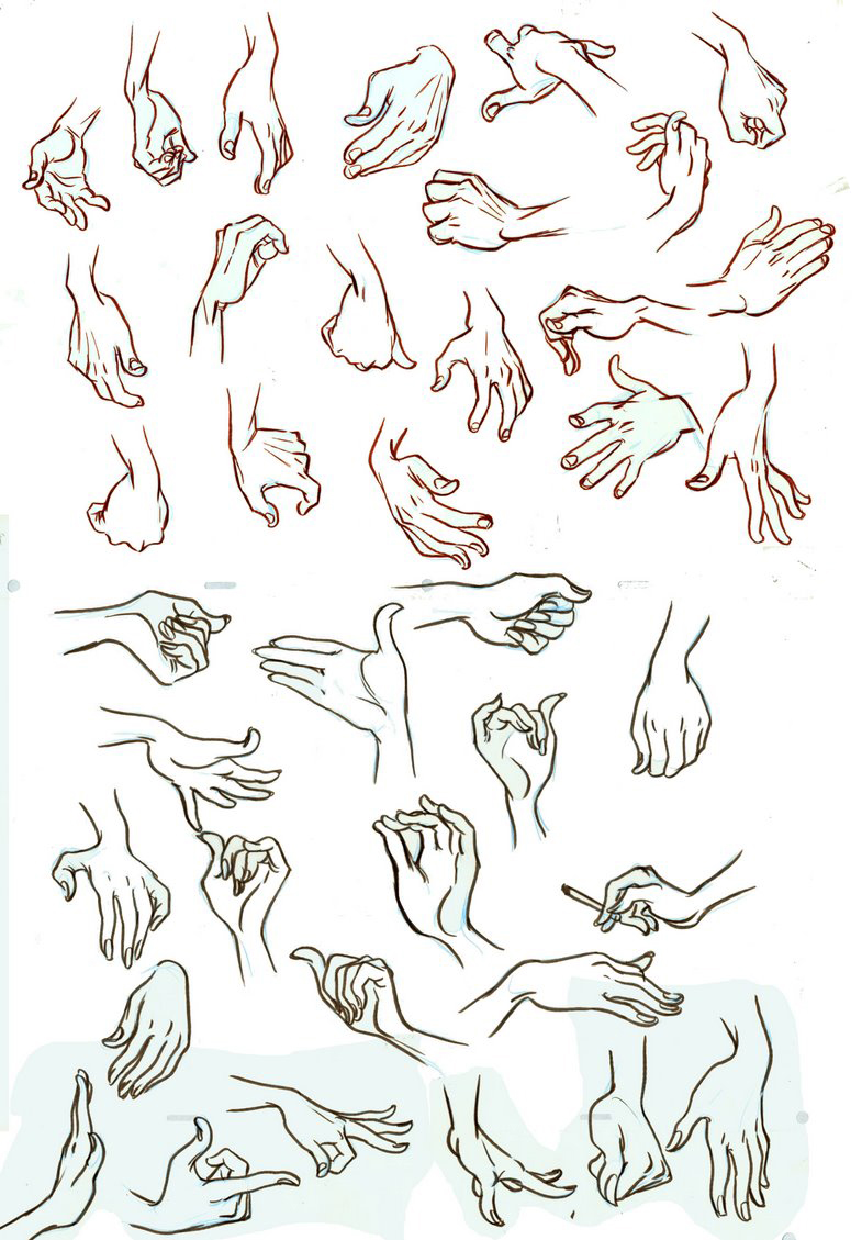 Рука в расслабленном состоянии. Наброски кистей рук. Стилизованная кисть руки. Туториал рисования рук. Рисование мультяшных рук.